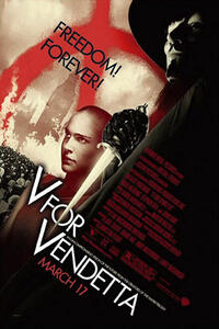 Poster art for "V for Vendetta."