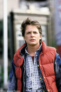 Michael J. Fox in "Back to the Future."