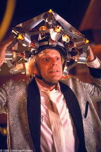 Christopher Lloyd in "Back to the Future."
