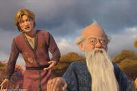 Artie (Justin Timberlake) and Merlin (Eric Idle) in "Shrek the Third."