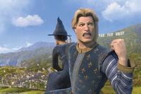 Prince Charming (Rupert Everett) leads a motley crew of evil villains in an aerial attack in "Shrek the Third."