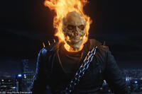 A scene from the film "Ghost Rider."
