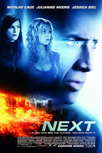Poster art for "Next."