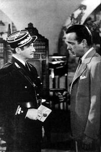 A scene from the movie "Casablanca."