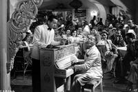 Humphrey Bogart and Dooley Wilson in  "Casablanca."