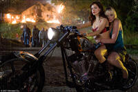 Mary Elizabeth Winstead, Rosario Dawson, Zoe Bell and Tracie Thomas in "Grindhouse."