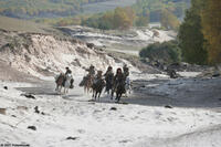 A scene from the film "Mongol."