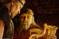 Ray Winstone and Anthony Hopkins in "Beowulf."