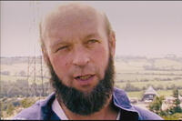Young Michael Eavis "Glastonbury."