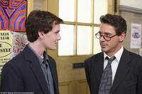 Anton Yelchin and Robert Downey Jr. in "Charlie Bartlett."