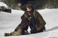 Emily Blunt and Ashton Holmes in "Wind Chill."