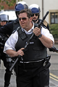 Nick Frost in "Hot Fuzz."