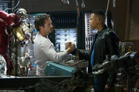 Robert Downey Jr. and Terrence Howard in "Iron Man."