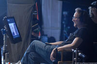 Director James Gray on the set of "We Own the Night."
