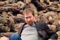 Frank Miller, the author of the graphic novel and an executive producer, on the set of the film "300."