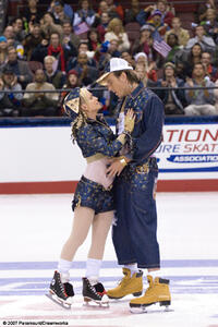 Amy Poehler and Will Arnett in "Blades of Glory."