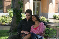 Chris Pine and Anjali Jay in "Blind Dating."