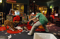 Neatnik canine Rex tries to convince young Shane (Josh Hutcherson) to clean his room in "Firehouse Dog."