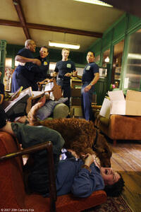Shane (Josh Hutcherson) and new friend Rex, enjoy some playtime at the Firehouse in "Firehouse Dog."
