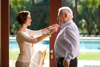 Embeth Davidtz and Anthony Hopkins in "Fracture."