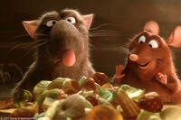 Django (Brian Dennehy) and Emile in "Ratatouille."