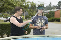 Rico (Danny McBride) and Dave (Bill Hader) don’t always see eye to eye in "Hot Rod."