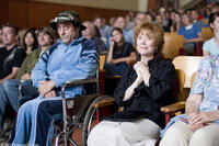 Frank (Ian McShane) and Marie Powell (Sissy Spacek) come out in support of Marie’s son in "Hot Rod."