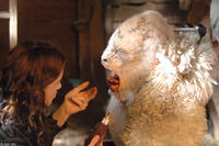 On the set of the film "Black Sheep."