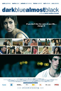 Poster art for "DarkBlueAlmostBlack."