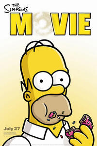 Poster art for "The Simpsons Movie."