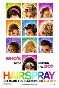 Poster art for "Hairspray."