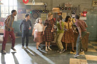 Amanda Bynes, Elijah Kelley and Nikki Blonsky in "Hairspray."