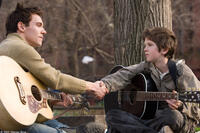 Jonathan Rhys Meyers and Freddie Highmore in "August Rush."