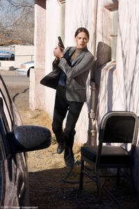 Charlize Theron in "In the Valley of Elah."