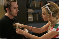Broke novelist Solo (Giovanni Ribisi) and Jules (Mena Suvari), a wealthy dog collector, in "The Dog Problem."