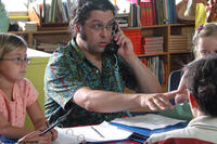 Elias (Judah Friedlander) doing a theater exercise with his class of special ability students in "Full Grown Men."