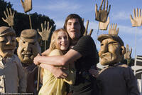 Evan Rachel Wood and Jim Sturgess in "Across the Universe."