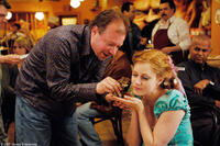 Director Kevin Lima and Amy Adams on the set of "Enchanted."