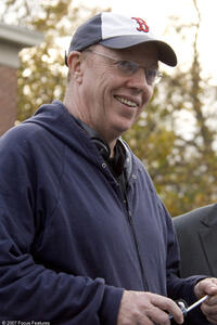 Director Terry George on the set of "Reservation Road."