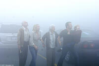 Frances Sternhagen, Laurie Holden, Thomas Jane, Nathan Gamble in "The Mist."