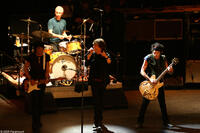 Ronnie Wood, Charlie Watts, Mick Jagger and Keith Richards performing onstage at the Beacon Theater in "Shine a Light."