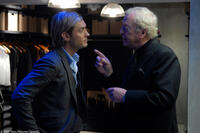 Jude Law and Michael Caine in "Sleuth."