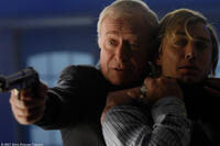 Michael Caine and Jude Law in "Sleuth."