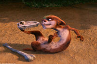 Buck (voice of Simon Pegg) in "Ice Age: Dawn of the Dinosaurs."