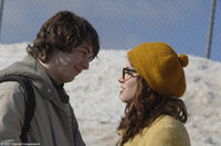 Michael Angarano and Olivia Thirlby in "Snow Angels."