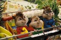 Alvin, Theodore and Simon in "Alvin and the Chipmunks."