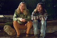 Ashley Scott and Justin Long in "Strange Wilderness."
