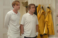 Michael Pitt as Paul and Brady Corbet as Peter in "Funny Games."