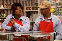 Queen Latifah and Terrence Howard in "The Perfect Holiday."