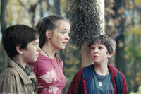 Freddie Highmore and Sarah Bolger in "The Spiderwick Chronicles."